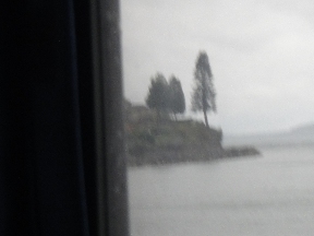 Little teeny spit of land for the train tracks